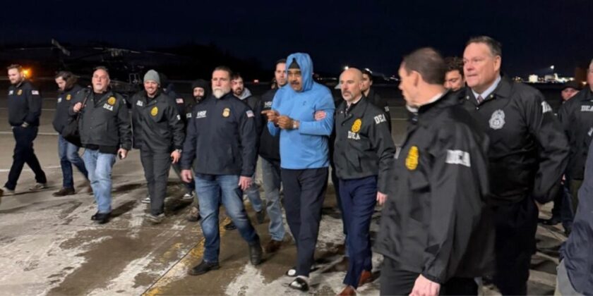 Arresto de Nicolás Maduro en enero 2026.